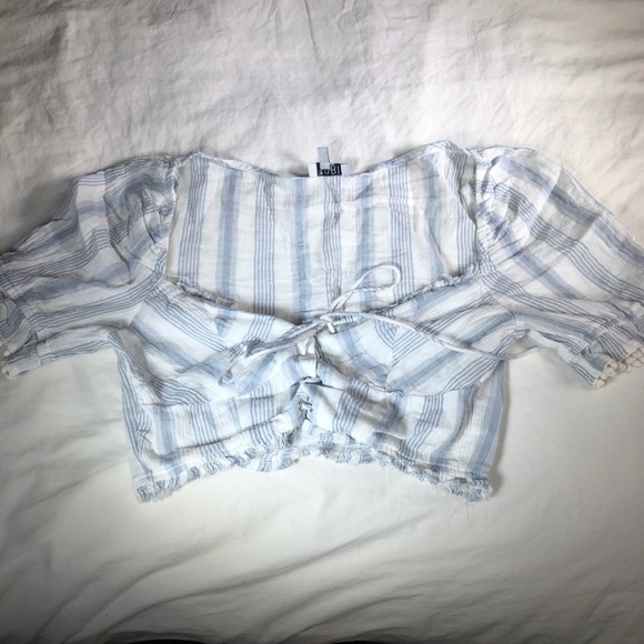 Tobi Milkmaid From A Dream Crop Top - Picture 3 of 5